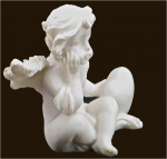 Mini-Herz-Engel (Figur 5) Höhe: 4 cm