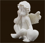 Mini-Herz-Engel (Figur 5) Höhe: 4 cm