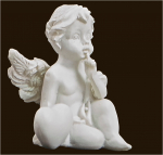 Mini-Herz-Engel (Figur 6) Höhe: 4 cm