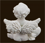 Mini-Herz-Engel (Figur 6) Höhe: 4 cm