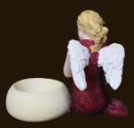 Betender Engel mit Kerzenhalter Höhe: 10 cm