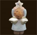 Engel stehend mit Stern Höhe: 13 cm