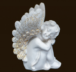 Engel mit Goldstaub-Flügel (Figur 1) Höhe: 10 cm