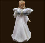 Engel weiss/silber (Figur 1) Höhe: 17 cm