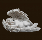 Engel in Flügel (Figur 2) Höhe: 9 cm