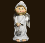 Engel mit Stern (Figur 1) Höhe: 10 cm