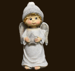 Engel mit Stern (Figur 2) Höhe: 10 cm