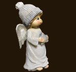 Engel mit Stern (Figur 2) Höhe: 10 cm