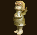 Gold-Engel betend Höhe 13 cm