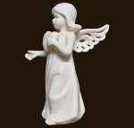 Porzellan-Engel Höhe: 15 cm