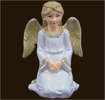 Engel auf Knie (Figur 1) Höhe: 11 cm