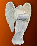 Engel stehend Teelichthalter Höhe: 23 cm