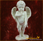 Engel stehend «Leise» Höhe: 21 cm