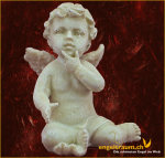 Engelfigur «Der Denker» Höhe: 7 cm