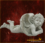 Engel liegend (Figur 1) Höhe: 16 cm