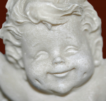 Fröhlicher Engel Höhe: 11 cm