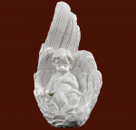 Engel schlafend in Flügel (Figur 1) Höhe: 7 cm
