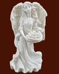 Kleine Engelfigur mit Schale Höhe: 6,5 cm